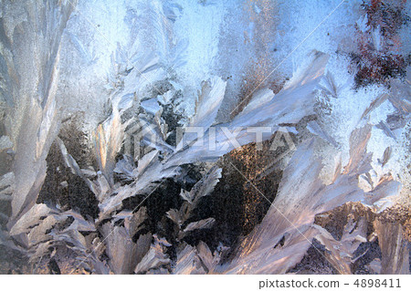ice on window ice on window 4898411