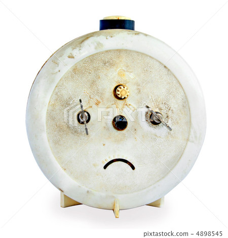 old alarm clock on white background old alarm clock on white background 4898545