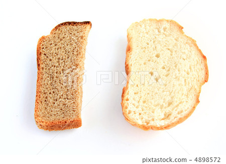 zwieback on white background zwieback on white background 4898572