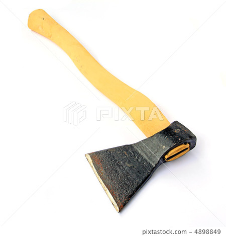 axe on white background 4898849