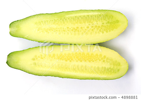 cucumber on white background cucumber on white background 4898881