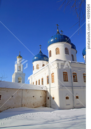christian church on territory of the orthodox priory christian church on territory of the orthodox priory 4899084