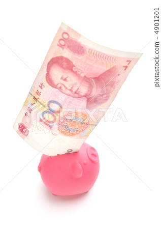 Pig piggy bank 100 yuan renminbi 4901201