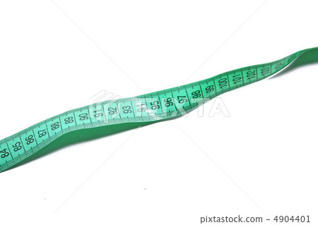 green metre on white background 4904401