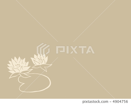 lily silhouette on brown background 4904756