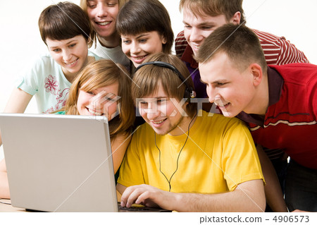 Friends having fun Friends having fun 4906573