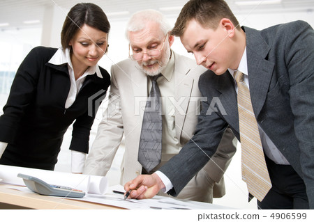 Professor and his students Professor and his students 4906599