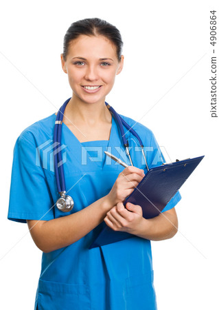 Woman in medical uniform 4906864