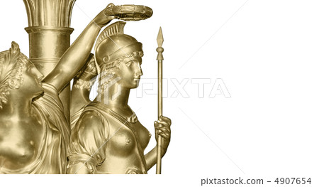 Antique soldiers of the woman 4907654