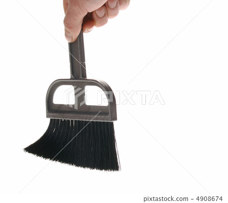 Brush in man hand Brush in man hand 4908674