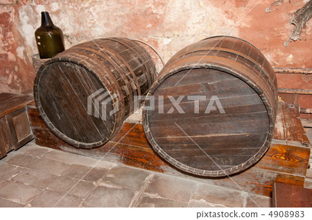 Cellar with casks Cellar with casks 4908983