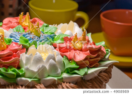 Celebratory cake and cup Celebratory cake and cup 4908989
