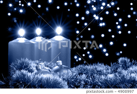 Christmas blue evening 4908997