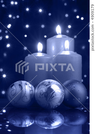 Christmas evening blue cold Christmas evening blue cold 4909179