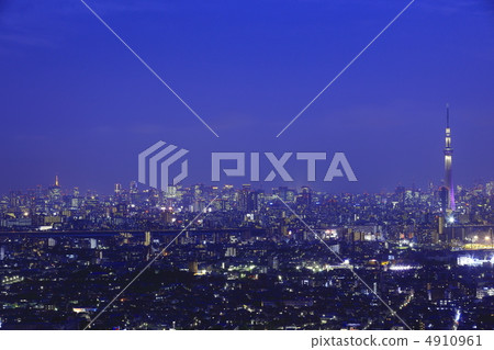 Twilight night view of Tokyo sky tree Twilight night view of Tokyo sky tree 4910961