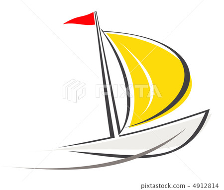 Yacht, sailboat - icon 4912814