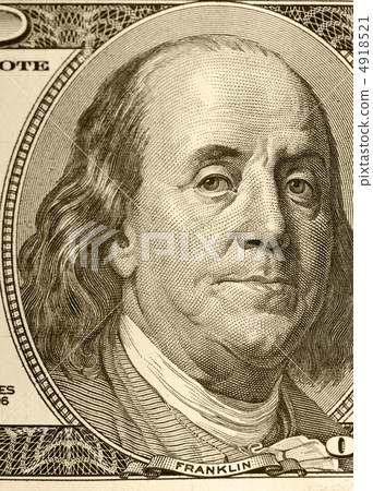 Franklin closeup old portrait 4918521