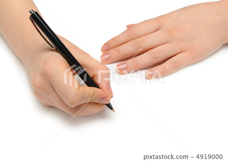 Hand with pen Hand with pen 4919000