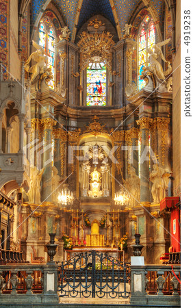 Interior of ancient church 4919238