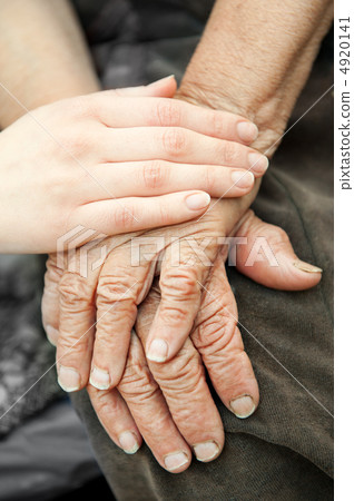 Old and young hands 4920141