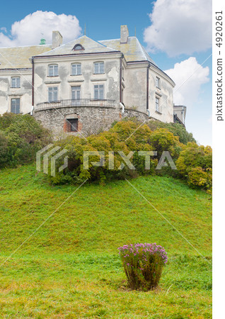 Ancient castle on a hill 4920261
