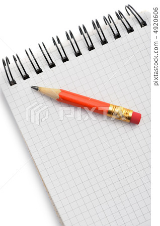 Notebook and pencil. Photo closeup Notebook and pencil. Photo closeup 4920606
