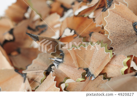 Pencil in an environment shavings 4920827