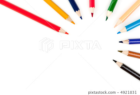 Circle from color pencils Circle from color pencils 4921831