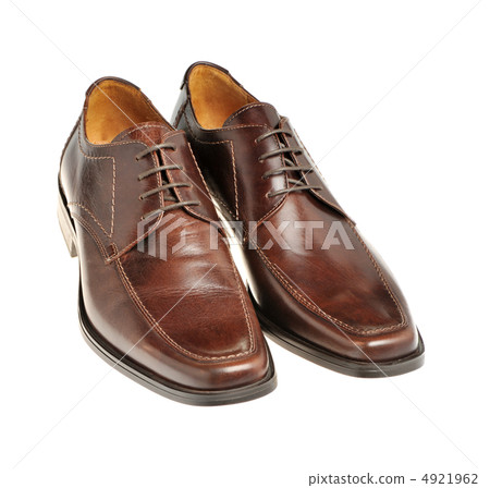 Pair a shoe a brown leather Pair a shoe a brown leather 4921962