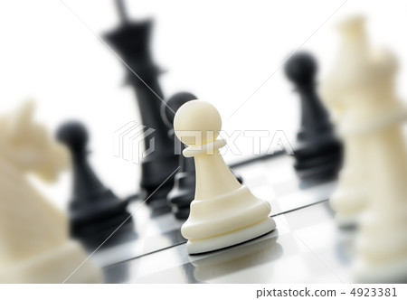 White chess pawn 4923381