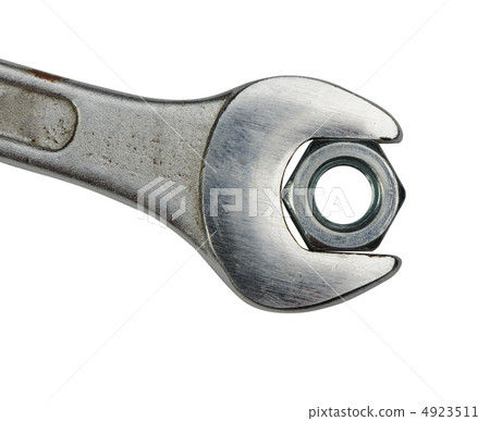 Wrench with a nut 4923511
