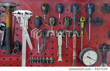 Set of the working tool at the stand 4923539