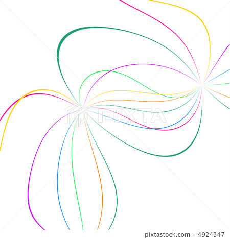 abstract color lines - Stock Illustration [4924347] - PIXTA
