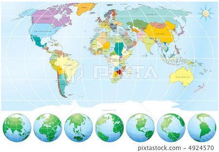 Political World Map 4924570