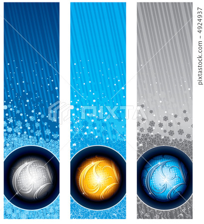 Vertical Xmas Banners 4924937