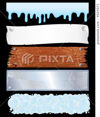 Textured Banners Textured Banners 4924971