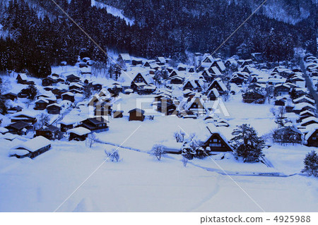 Snow Shirakawa Town 4925988