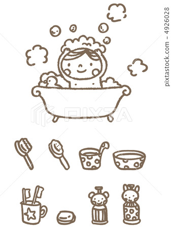 Boy taking a bath 4926028