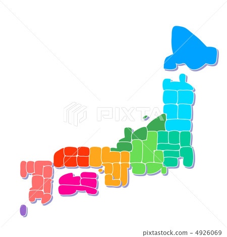 日本地圖日本地圖 4926069