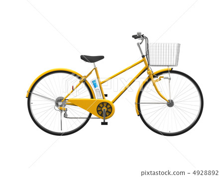 Electric assisted bicycle yellow Electric assisted bicycle yellow 4928892
