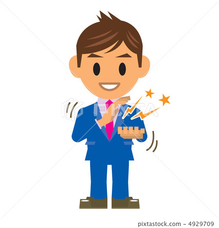 Businessman illustration clapping Businessman illustration clapping 4929709