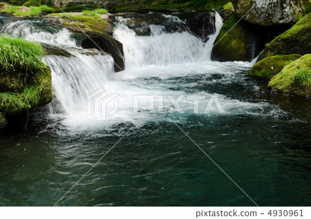 Kikuchi山谷的山間溪流 4930961