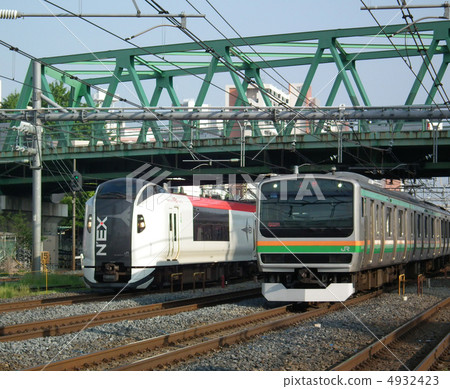 成田特快列車E259,宇都宮線E231系列,Warabi站 成田特快列車E259,宇都宮線E231系列,Warabi站 4932423