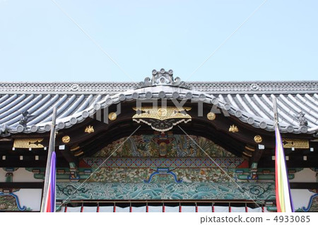 京都伏見區Okkonomiya神社正殿 4933085