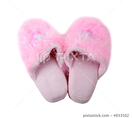 pair of pink fluffy slipper pair of pink fluffy slipper 4933502