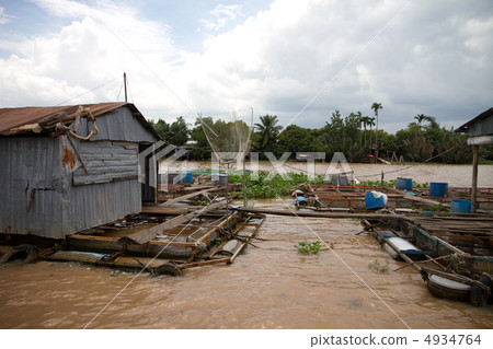 Living on Mekong river Living on Mekong river 4934764