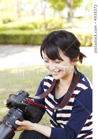 Single-lens camera girls model: Otomo Ayumu 4938372
