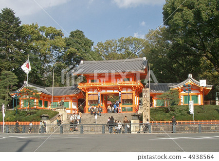 京都八坂神社西樓大門 4938564