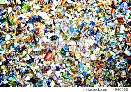 破碎的彩色玻璃碎片 4940068