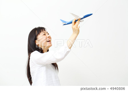 Girls with model planes Girls with model planes 4940806